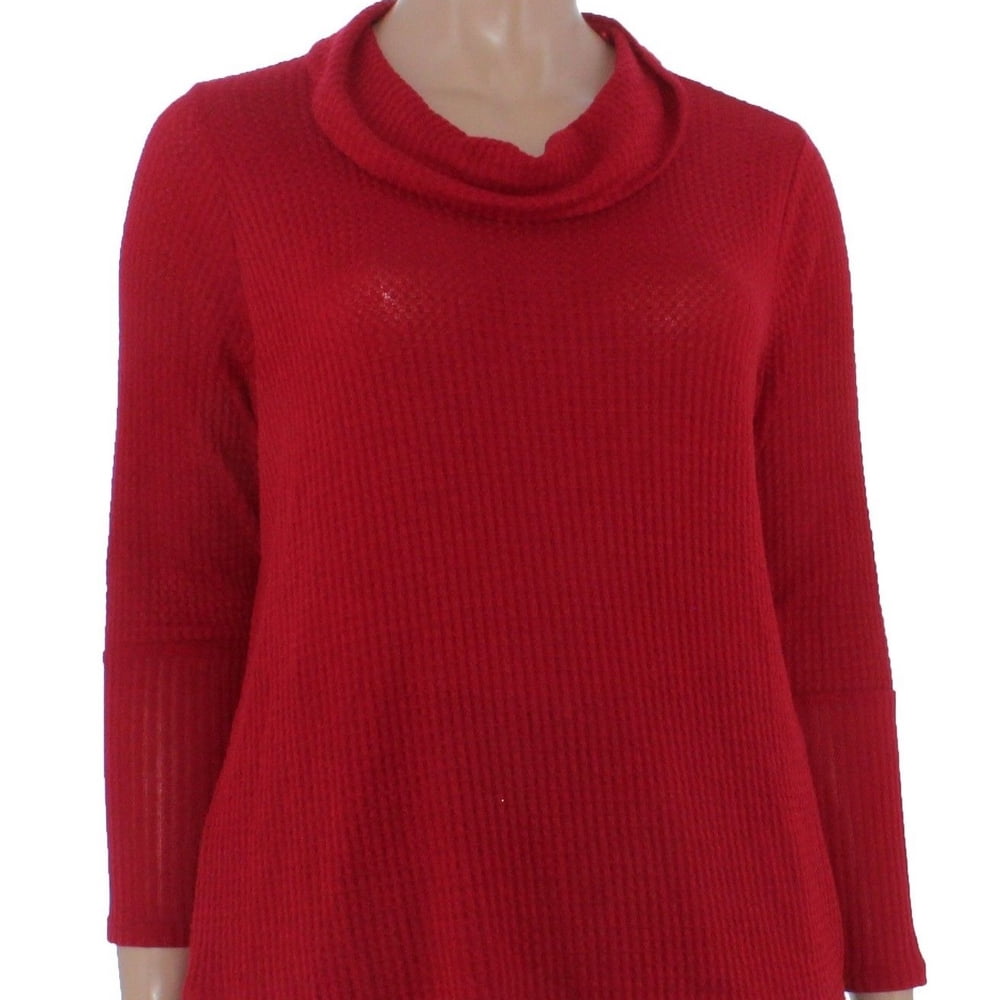 RED COWL TOP