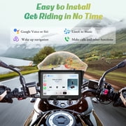 Carpuride W502 Wireless Carplay Screen Motorcycle Display Stereo Bluetooth Waterproof 5Moto Radio