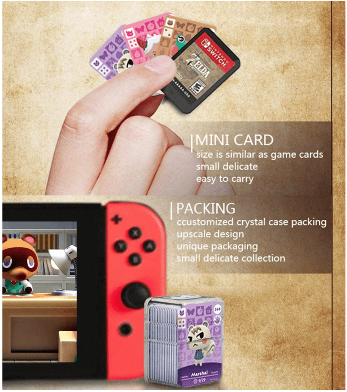 Reageren Dusver Karakteriseren ANIMAL CROSSING NEW HORIZONS AMIIBO CARDS MINI NFC SWITCH/LITE WiiU 3DS -  Walmart.com
