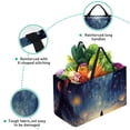 thumbnail image 3 of Galactic Space Large Capacity Foldable Reusable Oxford Cloth Laundry Basket - Multipurpose Tote Bag, Shopping Bag, Picnic Basket, 3 of 7