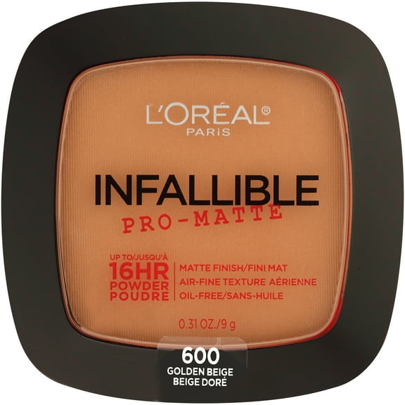L'Oreal Paris Infallible Pro-Matte Powder, Lightweight, Golden Beige, 0.31 oz.