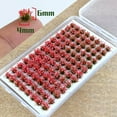 thumbnail image 3 of pitrice Artificial DIY Miniature Flower Cluster Model for Decoration Pink Red, 3 of 9