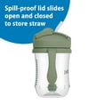 thumbnail image 4 of Straw Cup Dr. Brown's Milestones Baby's First 270 ml Olive 6m+, 4 of 9