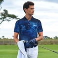 thumbnail image 3 of Hirioo Pegasus Night Sky for Men’s Polo Shirts Quick Dry Short Sleeve Golf T Shirt Performance Moisture Wicking Casual Workout,Sizes S-4XL-Small, 3 of 6
