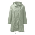 thumbnail image 3 of APEXFWDT Packable Rain Jacket Women Waterproof Lightweight Raincoat with Hood for Hiking Outdoor Travel Windbreaker, 3 of 5