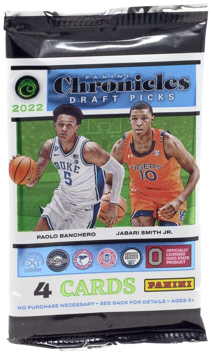 NBA Panini 2022 Chronicles Basketball Draft Picks Trading Card VALUE