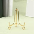 thumbnail image 2 of 2X Soporte ExhibicióN Dorado, Soporte para Manualidades, Soporte para Libros, Pedestal para Fotos, para Platos, Estante para Platos, Caballete, DecoracióN Almacenamiento-15Cm, 2 of 5
