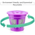 thumbnail image 4 of Reusable K Supreme (Plus) Reusable k Cup Compatilbe with k Supreme Plus Single Serve Coffee Maker Refillable Kcups Coffee Filters for K-Supreme and K-Supreme Plus Brewers (6 Pack), 4 of 6