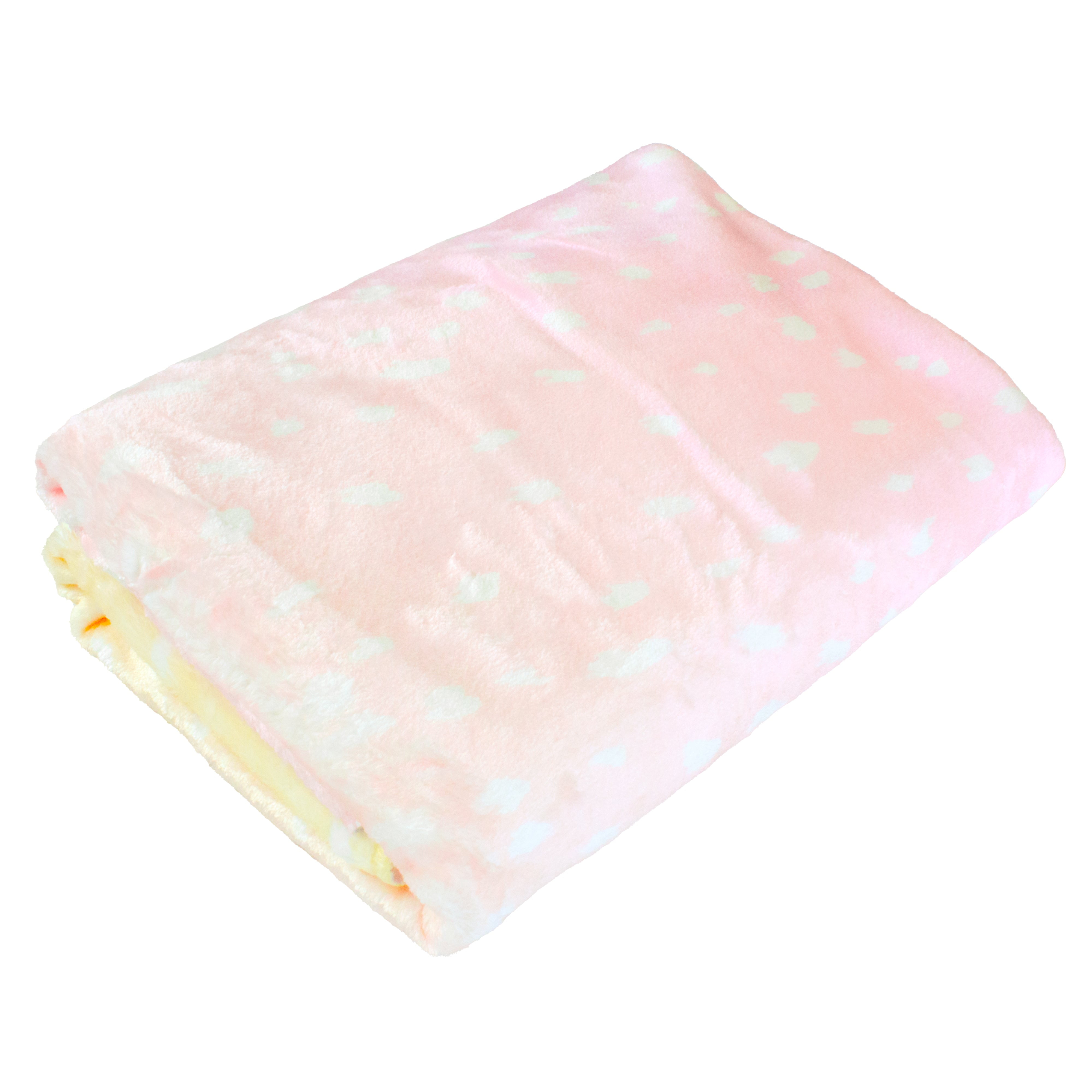 Everything Comfy Deer Fawn Print Decorative Throw Blanket, 42" X 60", Pastel Gradient