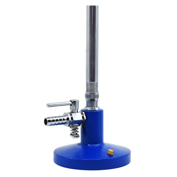 Bunsen Burner, LPG Heavy Base, Stopcock Control Suitable for LPG / Butane Gas Eisco Labs