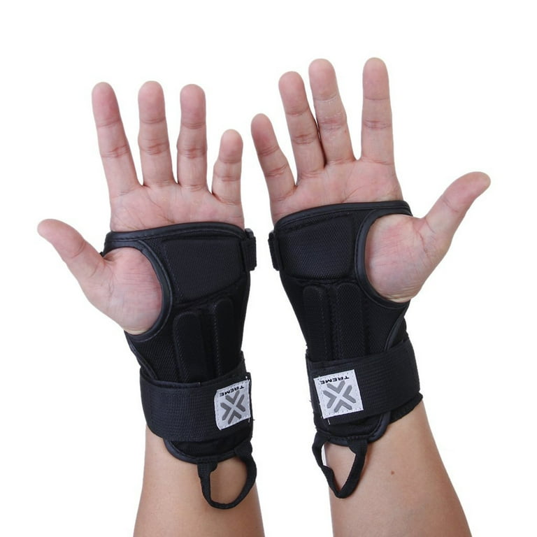 Ski Wrist Guard Black Gloves Pads for Skating Skateboarding Support  Snowboard Child