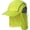 Yellow, variant on Outdoor Sun Hat for Men Women Summer Breathable Wide Brim Reflective Fishing Hat with Neck Flap High Visibility Legionnaires Cap