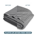 thumbnail image 6 of Bare Home Waffle Blanket - 100% Cotton - Lightweight & Breathable - Throw, Gray, 6 of 7