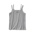 thumbnail image 2 of LYMAYTER 4-14Y Girls Solid Color Cami Tank Top Crew Neck Sleeveless Soft Light Breathable Summer Basic Shirt, 2 of 8
