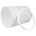 thumbnail image 6 of WHAMVOX  Outdoor Trash Bin Waste Paper Basket Imitation Marble Can Office, 6 of 8