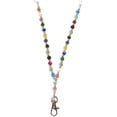 thumbnail image 4 of Beaded Fashion Women's Universal Lanyard 34", Strong, Light Weight Silicone Strap, Can Hold Cell Phones, Water Proof Pouch or Multiple Keys and ID's, 4 of 6