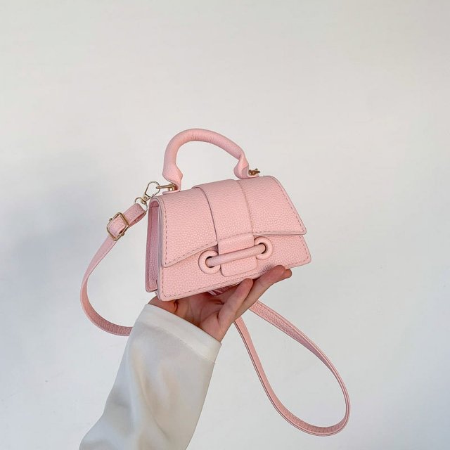 Bolso de mano sencillo y elegante de color sólido para principios de otoño, bolso bandolera versátil, bolso cuadrado pequeño, estilo coreano para mujer