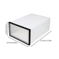 thumbnail image 2 of RENACLIPY 4Pcs Thickened White Plastic Shoe Storage Cases with Transparent Window and Sturdy Build, 2 of 8