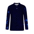 thumbnail image 4 of Tops para hombre Camisas Blusas Elegantes Camisas casuales de manga larga Moda Cuello vuelto Camiseta Otoño Impresión Sweartshirt Odeerbi  ODB-5, 4 of 5