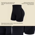 thumbnail image 6 of Endives Yoga Shorts for Women Butt Lifting Summer Bottoms Workout Short Stretchy Breathable High Waisted Athletic Running Tummy Control Biker Shorts for Women, 6 of 6