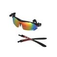 thumbnail image 5 of Walleva WSG001-FR Fire Red Polarized Sunglasses With TR90 Frame, Prescription Lenses Insert, Hat Clip And Removable Arms, 5 of 8