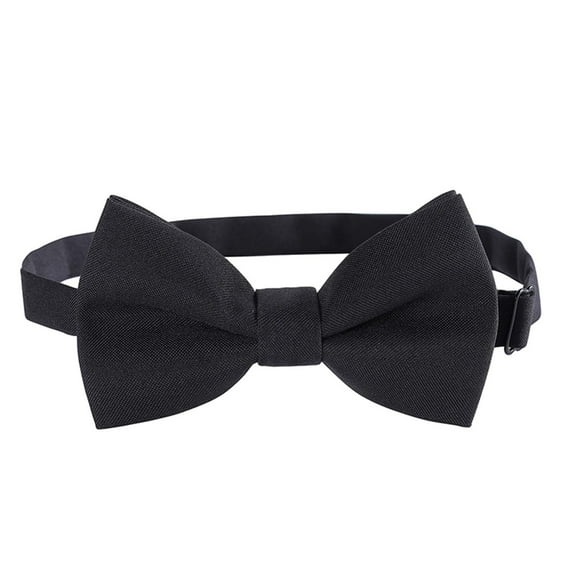 Daolelai Solid Color Adjustable Bow Tie