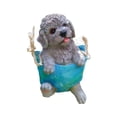 thumbnail image 1 of Bearachild Estatuilla de columpio de animales para el hogar, Patio, sala de estar, dormitorio, oficina, Hotel, colgante de resina, decoración, Jardín y Patio Tipo 8 Bearachild HA065529-08B, 1 of 6