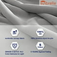 thumbnail image 2 of GRANDPATIO Napoli Sunbrella 12ft Round Canteliver Patio Umbrella with Base, Sunbrella Canvas Granite, 2 of 9