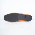 thumbnail image 4 of OOOUM Women V Cut Faux Leather Ballet Flats Slip On Soft Casual Slip On Loafers Lightweight Flexible Daily Walking Shoes Brown US:6.5, 4 of 8