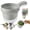 A, variant on Small Fruit Colander and Dual Layer Draining Basket with Handle, Vegetable Strainer Washer for Berries Tomatoes, Kitchen Rinser Container Bowl for Washing and Draining