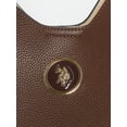 thumbnail image 3 of U.S. Polo Assn. Women's Hobo Shoulder Bag, Chocolate, 3 of 9