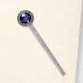 thumbnail image 4 of Galactic space Vintage Silver Lace-Edged Bookmark: a Gift for Readers and Book Lovers - Book Accessories, Bookmarks, Book Markers, 4 of 5