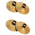 thumbnail image 1 of 4pcs Copper Finger Cymbals Small Finger Cymbals Belly Dancing Mini Cymbals Musical Instrument Saucers, 1 of 6
