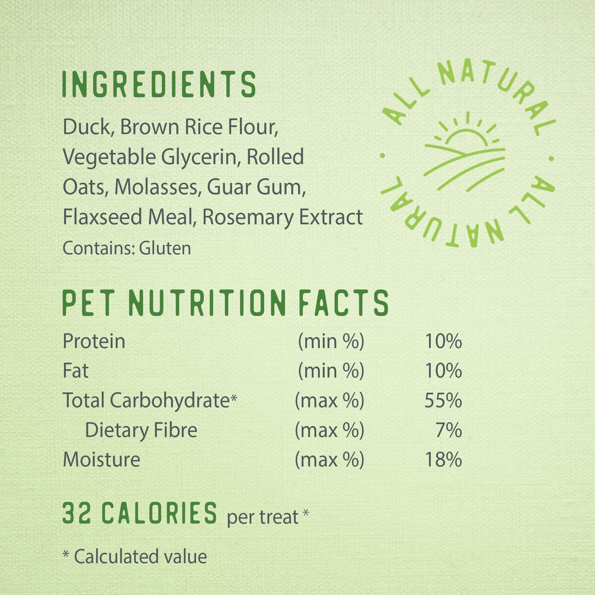 Bâtonnets de canard moelleux entièrement naturels de Caledon Farms, paquet économique de 680 g