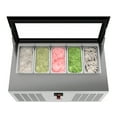 thumbnail image 2 of 39 in. Countertop Ice Cream Display Freezer with Glass Top with and 5 Pans, 2 of 17