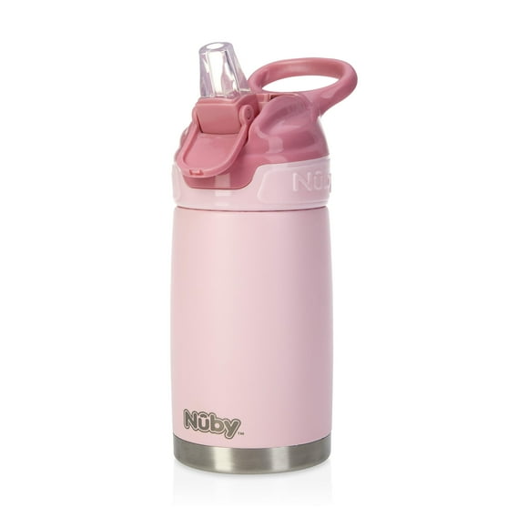 Nuby Thirsty Kids No Spill Flip-It Reflex Taza de viaje de a Nuby Nuby