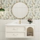 thumbnail image 2 of America White Bathroom Cabinet Vanity with Top Sink Modern Storage Cabinet with 2 Soft Closing Doors Single Sink Bathroom Vanity My Lux Decor Round, 2 of 19
