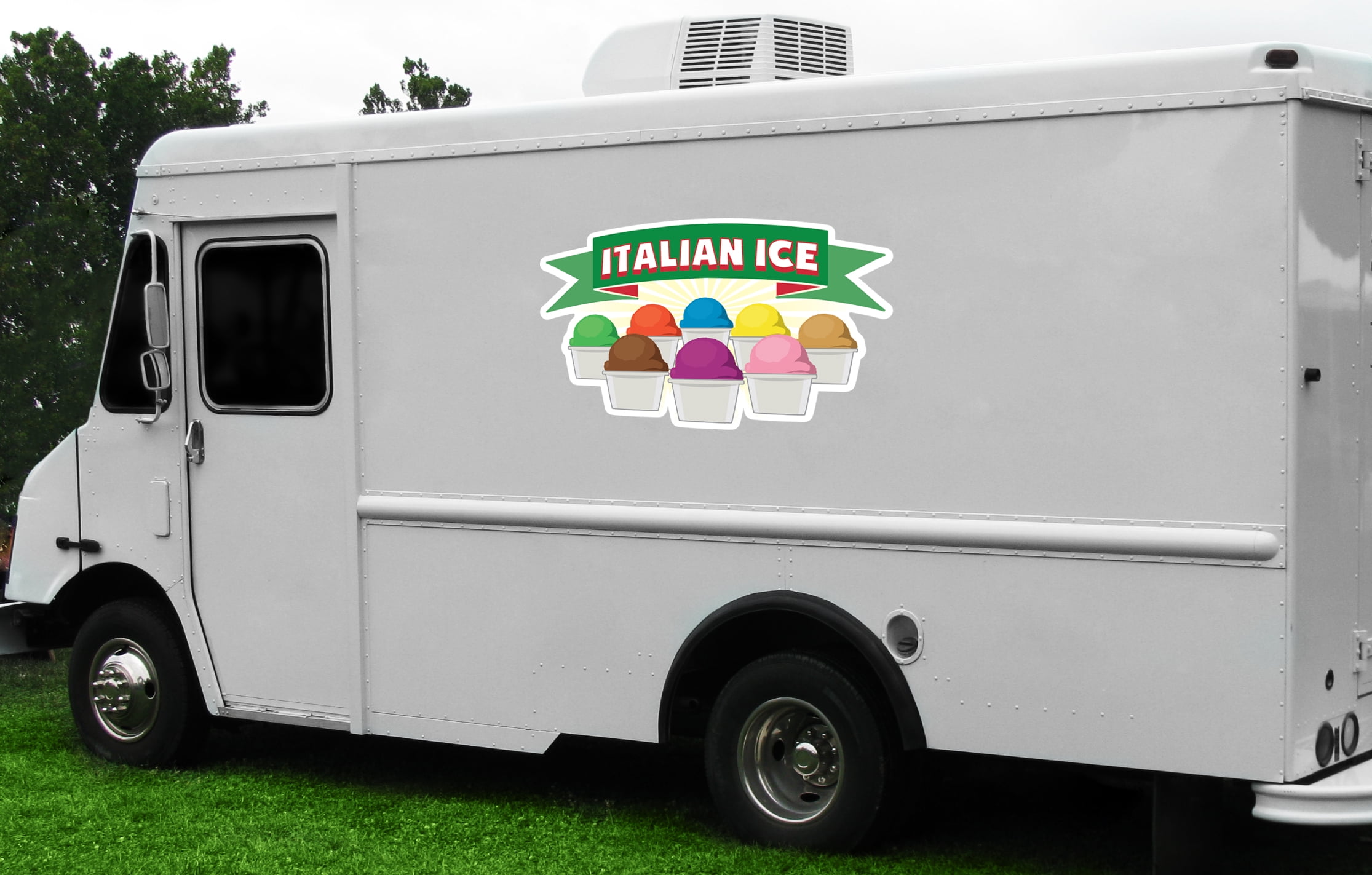 ITALIAN ICE 16" Concession Decal sign cart trailer stand sticker equipment
