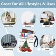 thumbnail image 4 of Fundas para libros con diseño de árbol de Navidad, protector de libros con forma de coche, funda para libros de bolsillo, funda de tela lavable con cremallera y bolsillo adicional., 4 of 9