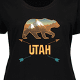 thumbnail image 4 of Inktastic Utah Vacation Bear Silhouette Women's Plus Size T-Shirt, 4 of 5