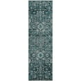 thumbnail image 2 of Addison Rugs Mayfield Washable Traditional Oriental Teal Runner Rug, 2'3" x 7'6", 2 of 5