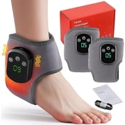 Rejuvacare Foot Massager, Foot Renew Triple Method Massager for Neuropathy, Cordless Electric Foot and Ankle Massager with 3 Vibration Modes and 5 Heat Levels