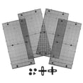 thumbnail image 1 of KALLORY Aquarium Screen Cover Fish Tank Isolation Lid Black Pc for Indoor Use 4Pcs, 1 of 6