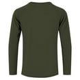 thumbnail image 5 of qolati Long Sleeve Shirts for Men Casual Button Down Henley Pullover Tee Lightweight Classic Fit Sport Athletic T-Shirts L, 5 of 6