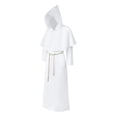 thumbnail image 5 of Hvyesh Men Cosplay Cloak Robe Costume Adult Halloween Hood Capes, 5 of 9