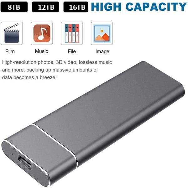 High Speed 16TB USB Portable External Solid State Drives External Hard