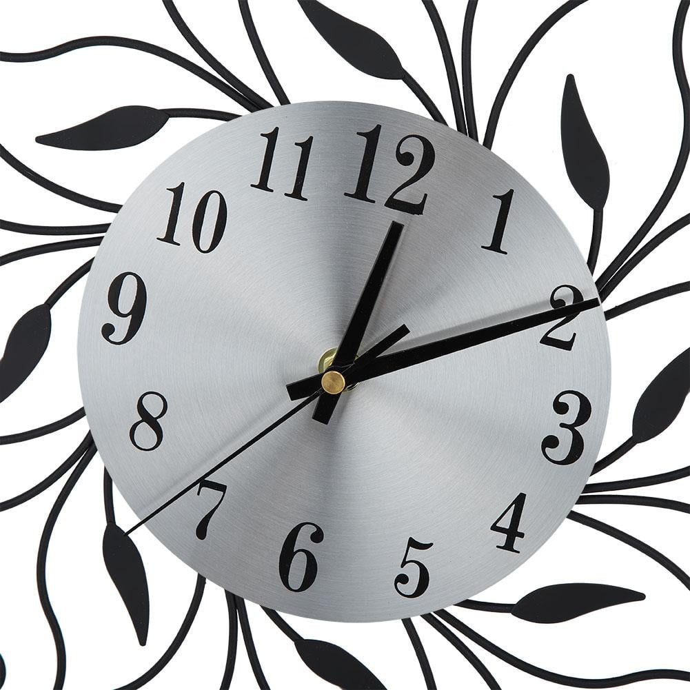 Sonew 3D Non Ticking Clock, Clock,Modern Wall Clock Large 3D Non