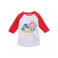thumbnail image 1 of Awkward Styles Mermaid Birthday Toddler Raglan Mermaid 3/4 Sleeve Shirt for Girls 3rd Birthday Party Mermaid Gifts for 3 Year Old Cute Birthday Mermaid Shirt I'm 3 Jersey Shirt Mermaid Birthday Party, 1 of 4