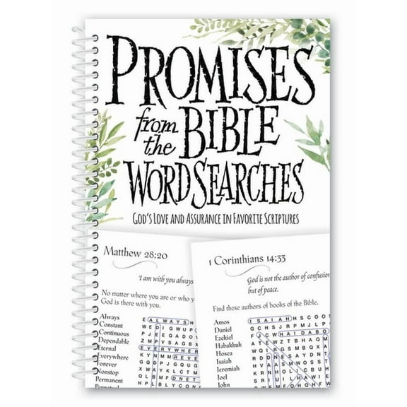 Promises from the Bible Word Searches, (Spiral-Bound)