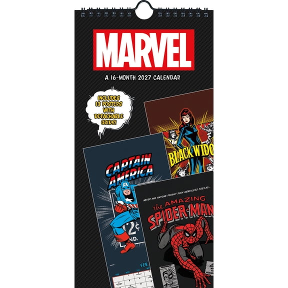 Trends International 2027 Marvel Comics Mini Poster Calendar